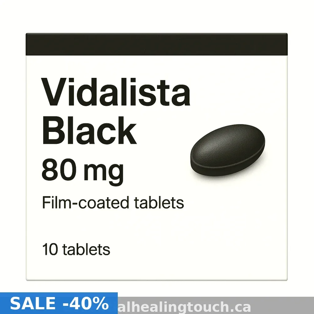 80mg Tadalafil Tablets in Canada — Generic Vidalista Black for Erectile Dysfunction