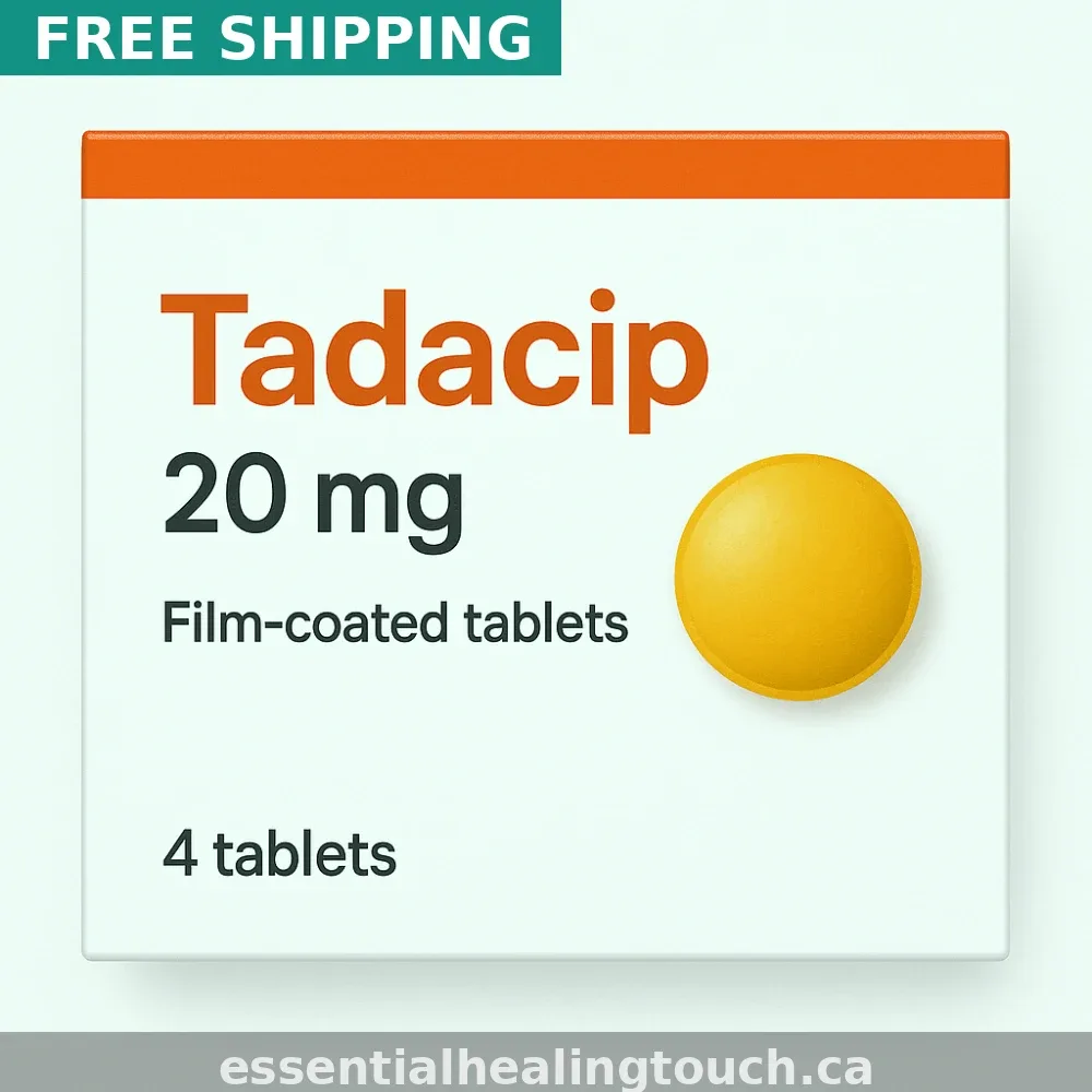 Tadacip — Tadalafil 20mg Tablets for Erectile Dysfunction
