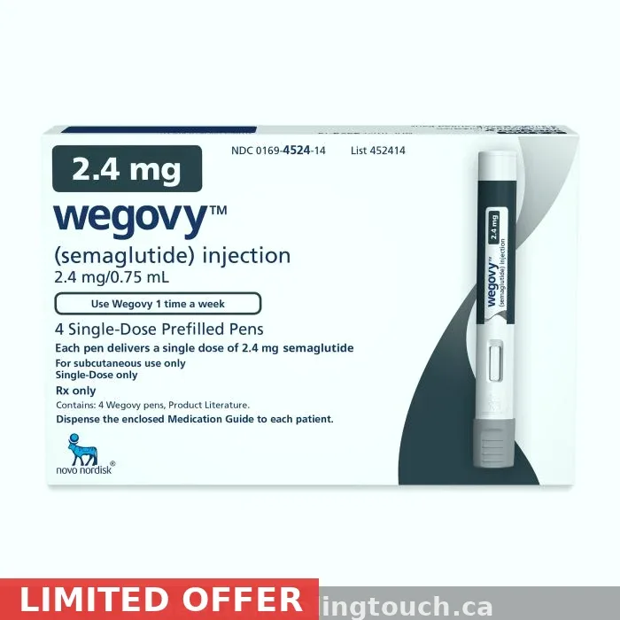 Buy Wegovy 2.4mg | Semaglutide Treatment — Order Online From $33.20